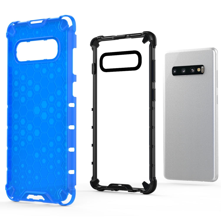 Honeycomb Shockproof PC + TPU Case for Galaxy S10+