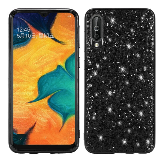 Glittery Powder Shockproof TPU Case for Galaxy A50