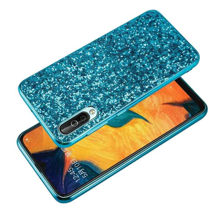 Glittery Powder Shockproof TPU Case for Galaxy A50