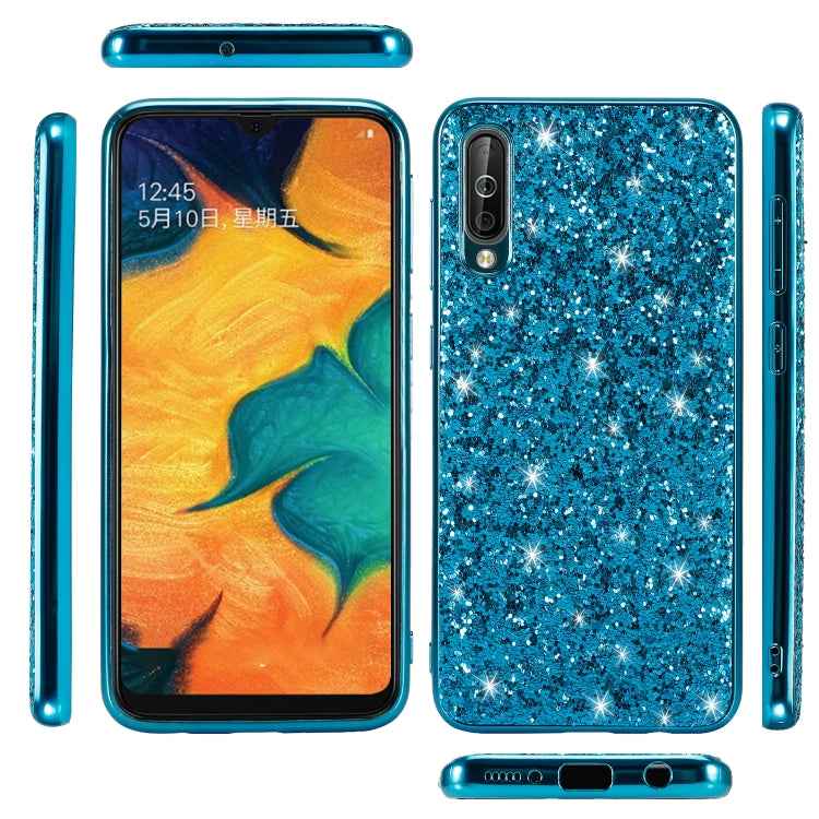 Glittery Powder Shockproof TPU Case for Galaxy A50