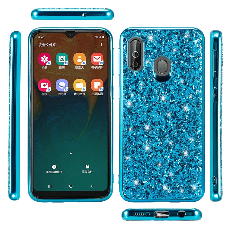 Coque antichoc en TPU pailleté pour Galaxy A40