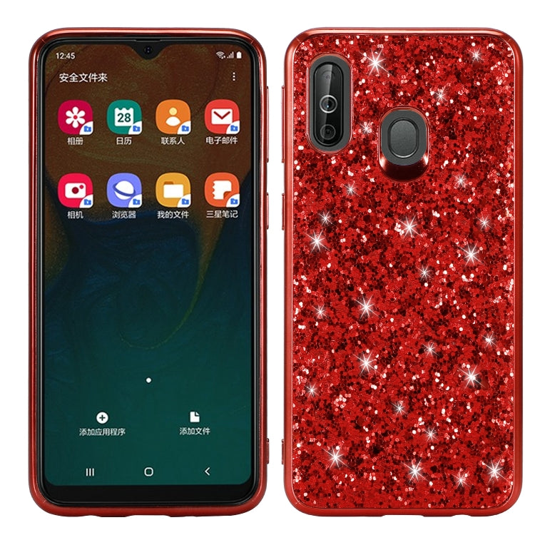 Coque antichoc en TPU pailleté pour Galaxy A40