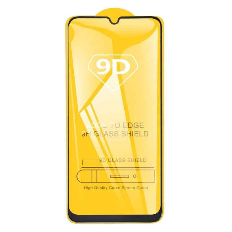 25 PCS For Galaxy A10s 9D Full Glue Full Screen Tempered Glass Film