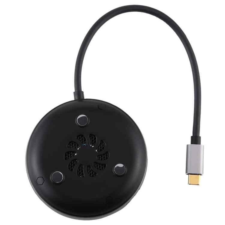 USB-C / Type-C to USB 3.0 x 3 + USB-C / Type-C + HDMI + RJ45 + SD / TF Card Reader Multi-function HUB Adapter