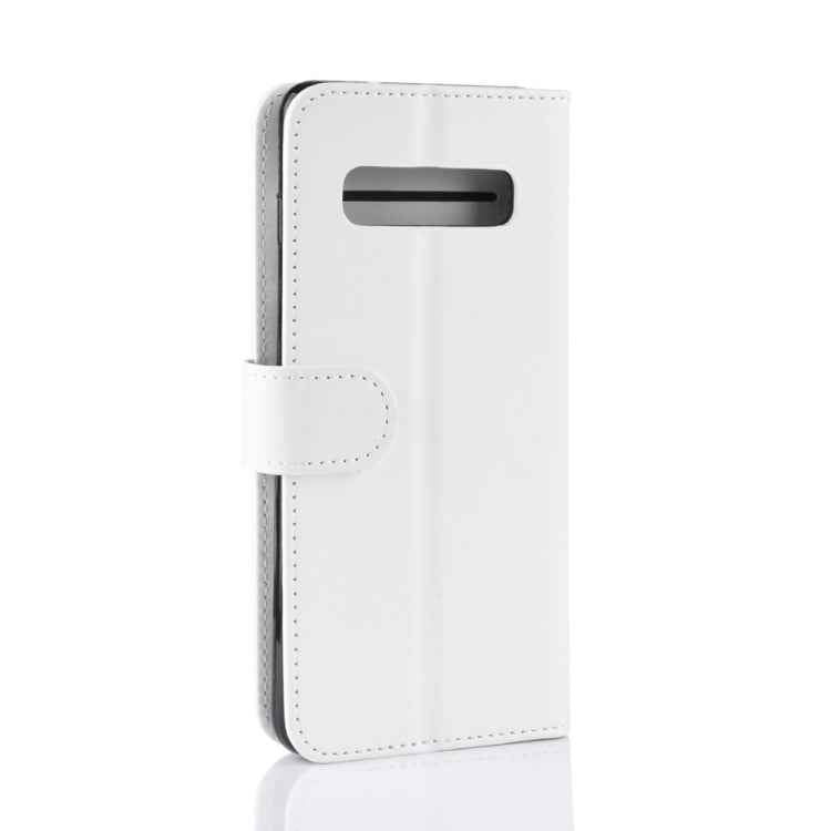R64 Texture Single Fold Horizontal Flip Leather Case for Galaxy S10+, with Holder & Card Slots & Wallet
