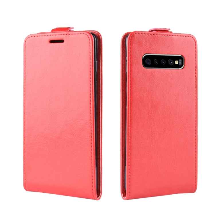 Business Style Vertical Flip TPU Leather Case for Galaxy S10+, with Card Slot