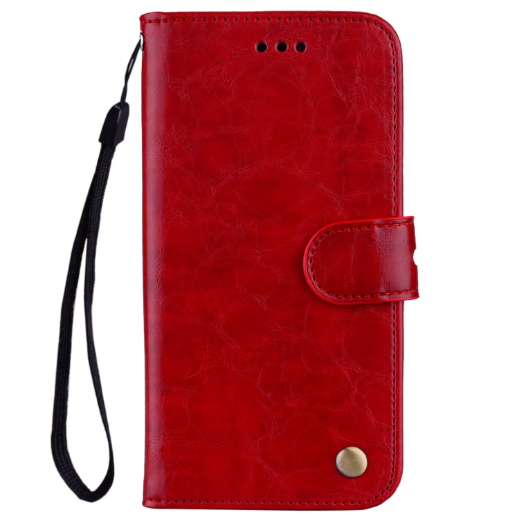 Business Style Oil Wax Texture Horizontal Flip Leather Case for Galaxy A10, with Holder & Card Slots & Wallet, For Galaxy A10
