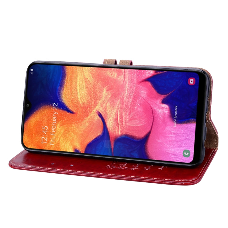 Business Style Oil Wax Texture Horizontal Flip Leather Case for Galaxy A10, with Holder & Card Slots & Wallet, For Galaxy A10