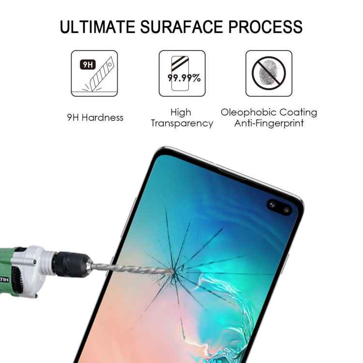 25 PCS 9H 2.5D Premium Curved Screen Crystal Tempered Glass Film for Galaxy S10 Plus