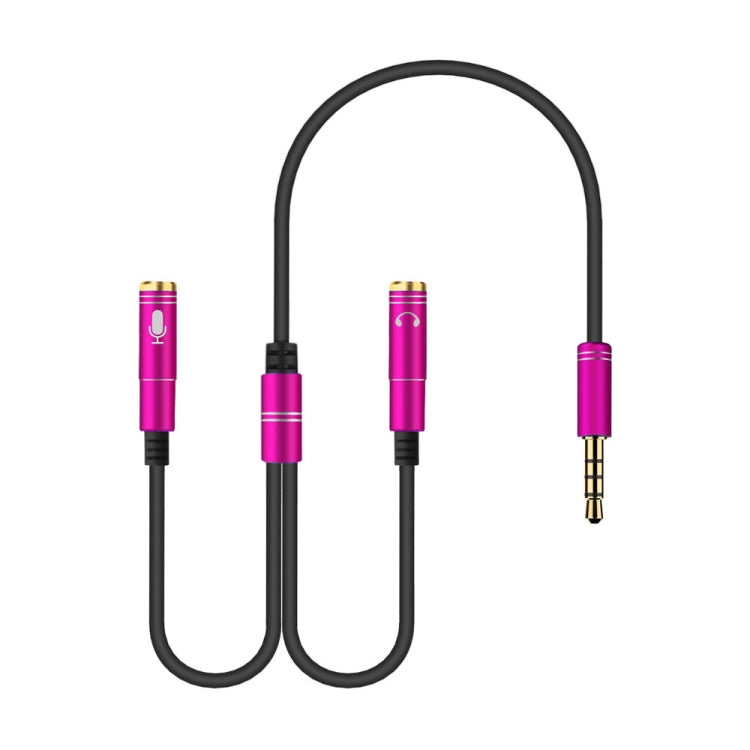 2 in 1 3.5mm Male to Double 3.5mm Female TPE High-elastic Audio Cable Splitter, Cable Length: 32cm