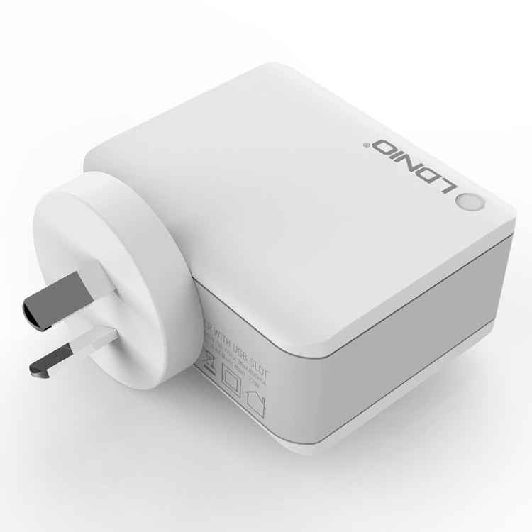 LDNIO A4403 4.4A 4 x USB Ports Smart Travel Charger, EU Plug
