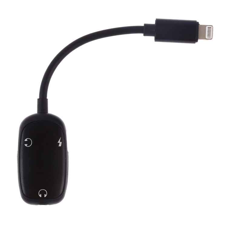 8 Pin to 8 Pin Charging Interface + 8 Pin Earphone Interface + 3.5mm Audio Interface Earphone Adapter