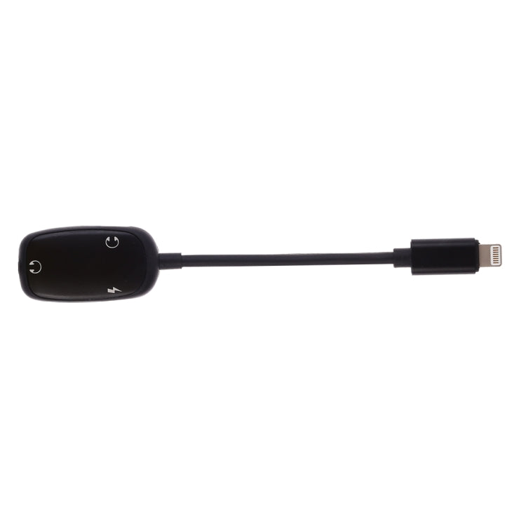 8 Pin to 8 Pin Charging Interface + 8 Pin Earphone Interface + 3.5mm Audio Interface Earphone Adapter