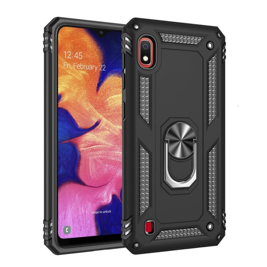Armor Shockproof TPU + PC Protective Case for Galaxy A10, with 360 Degree Rotation Holder