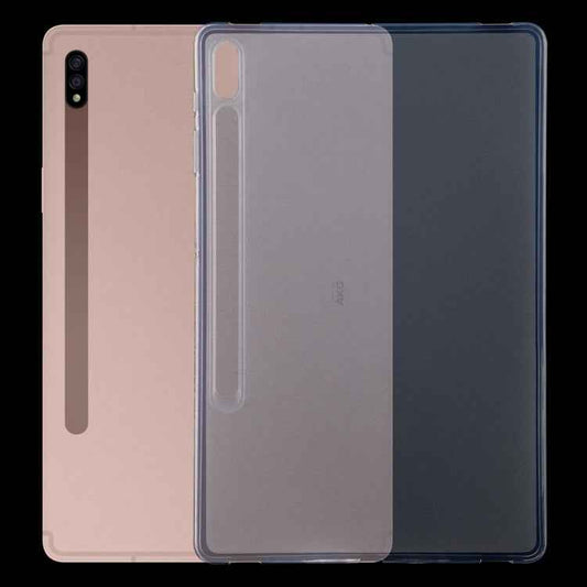 For Samsung Galaxy Tab S7 0.75mm Shockproof Outside Glossy Inside Frosted TPU Protective Case