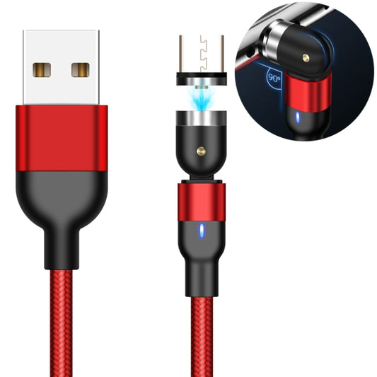 2m 2A Output USB to Micro USB Nylon Braided Rotate Magnetic Charging Cable