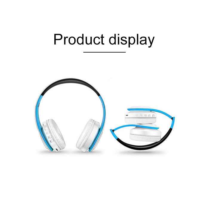 LPT660 Wireless Folding Sports Stereo Music Bluetooth Phones Earphones Support TF Card