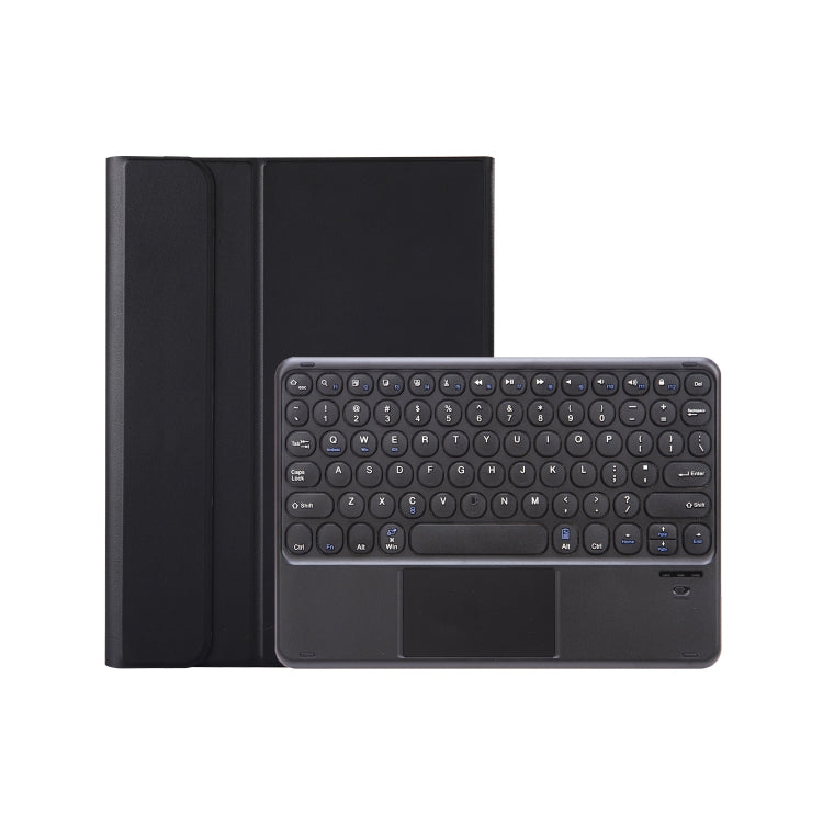 For iPad 11 2025 / 10th Gen 10.9 2022 YA10B-A Lambskin Texture Bluetooth Touch Keyboard Leather Tablet Case with Pen Slot