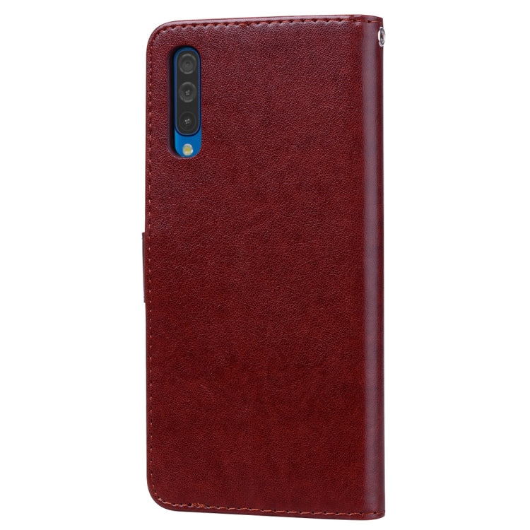 Rose Embossed Horizontal Flip PU Leather Case for Galaxy A50, with Holder & Card Slots & Wallet, For Samsung Galaxy A50
