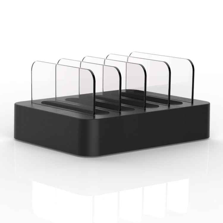 45W PD USB-C / Type-C + 18W PD USB-C / Type-C + 18W QC 3.0 USB + USB Ports Smart Charger with Detachable Bezel, EU Plug