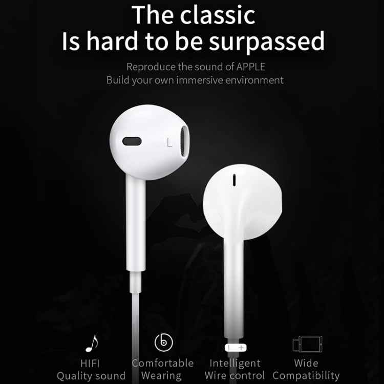 JOYROOM JR-EP1 1.2m 3.5mm Plug Wire Control In-Ear Earphone