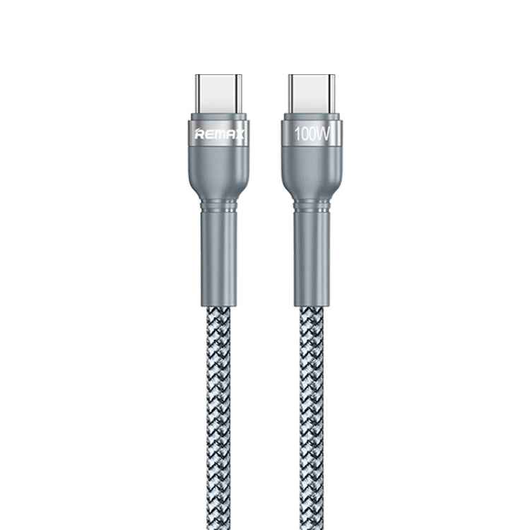 REMAX RC-172 Jany Series 1m PD100W Type-C to USB-C / Type-C Aluminum Alloy Braid Fast Charging Data Cable