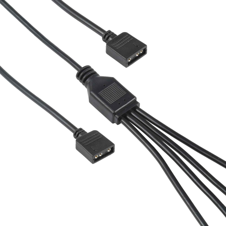 3 Pin 5V 1 to 4 Motherboard AURA RGB PC Cooling Extension Cable for Asus, 1 to 4