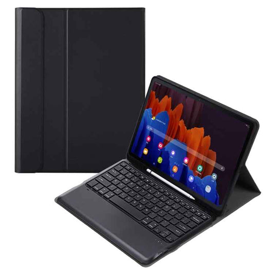 A970B Detachable Bluetooth Keyboard Ultrathin Horizontal Flip Leather Tablet Case with Pen Slot for Samsung Galaxy Tab S7 FE T730 / T736 / S7+ T970 / T975 / T976