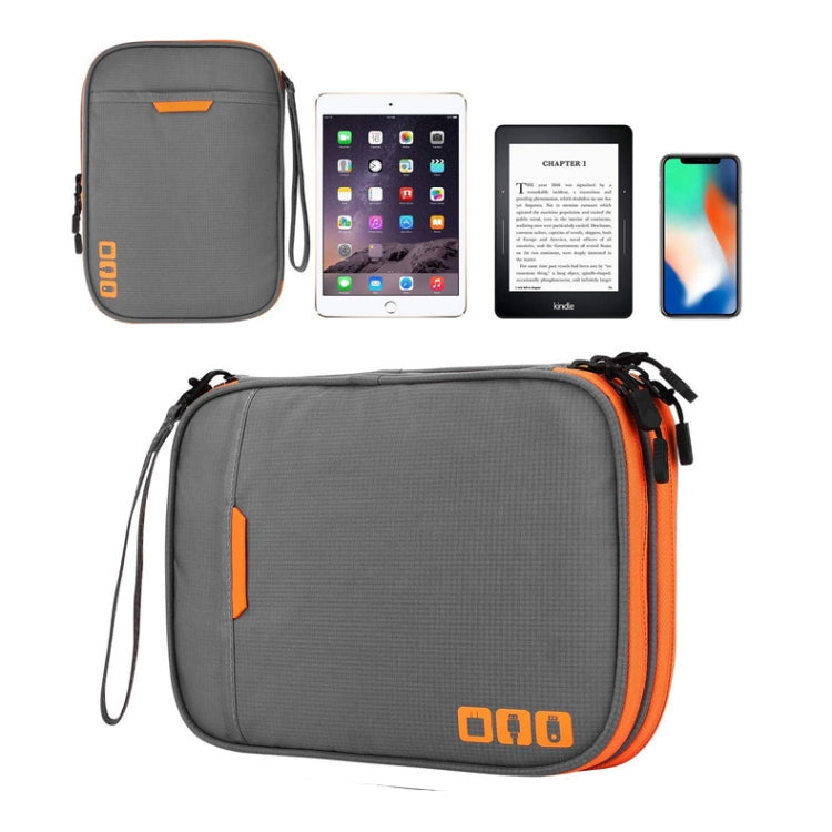 Multi-functional Headphone Charger Data Cable Storage Bag Portable Power Pack, Size:M, 25 x 18 x 5cm, 25 x 18 x 5cm (Black), 25 x 18 x 5cm (Grey)