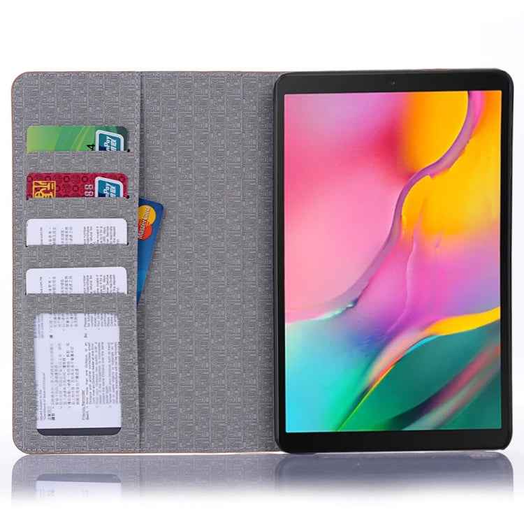 Map Texture Horizontal Flip Leather Case for Galaxy Tab A 8 (2019) P200 / P205,  with Holder & Card Slots & Wallet, Random Texture Delivery