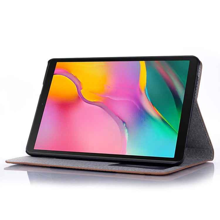 Map Texture Horizontal Flip Leather Case for Galaxy Tab A 8 (2019) P200 / P205,  with Holder & Card Slots & Wallet, Random Texture Delivery