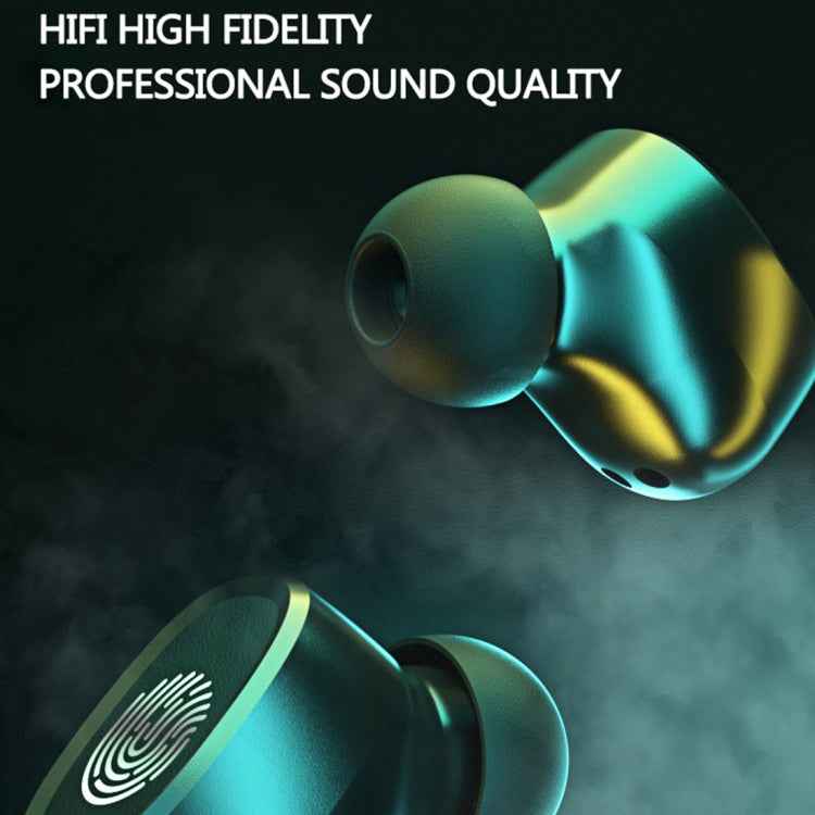 M8 Bluetooth 5.0 TWS Touch Digital Display True Wireless Bluetooth Earphone with Charging Box