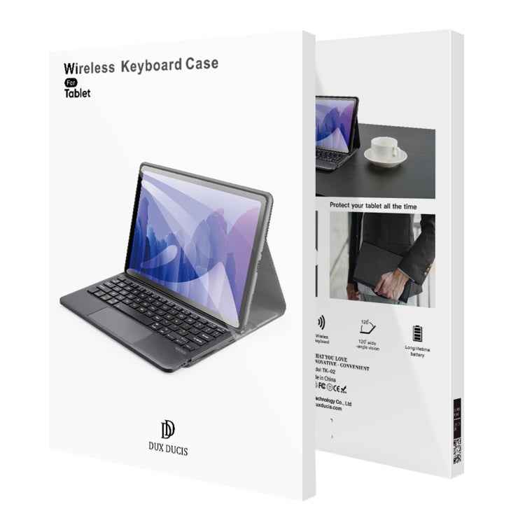 For Samsung Galaxy Tab S6 Lite DUX DUCIS Detachable Bluetooth Keyboard Ultrathin Horizontal Flip Leather Tablet Case with Touchpad & Smart Sleep Function & Holder