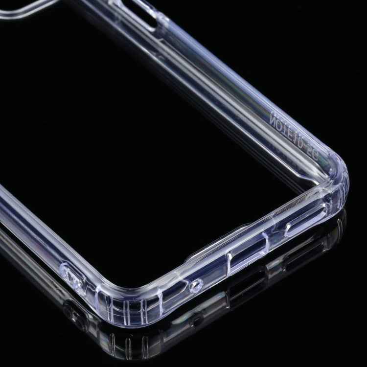 For Xiaomi Redmi Note 10 5G Four-corner Shockproof Transparent TPU + PC Protective Case
