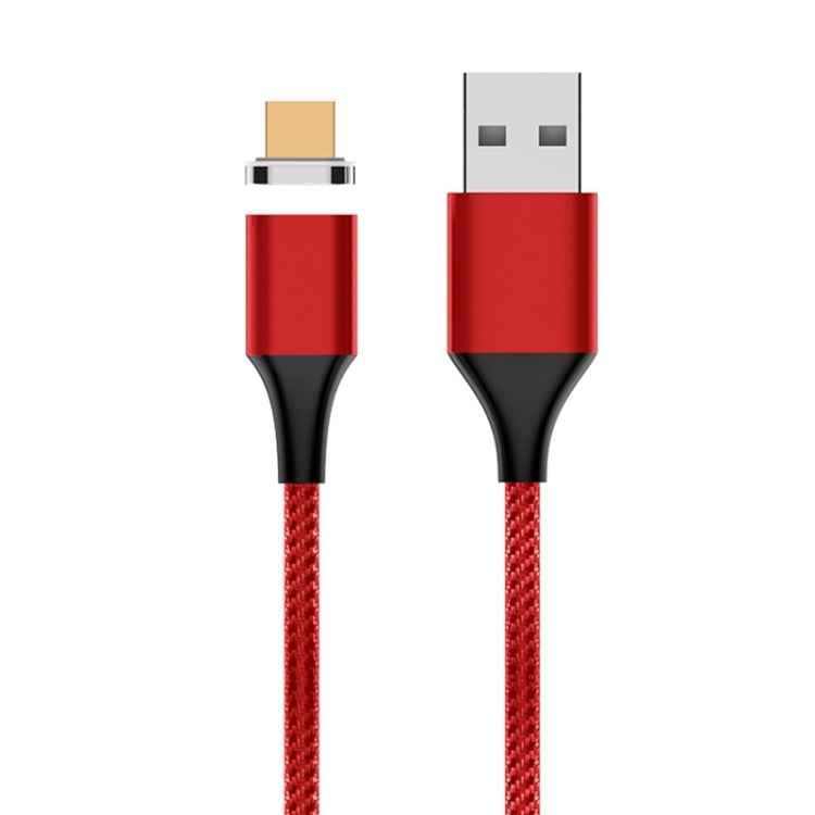 M11 3A USB to Micro USB Nylon Braided Magnetic Data Cable, Cable Length: 1m