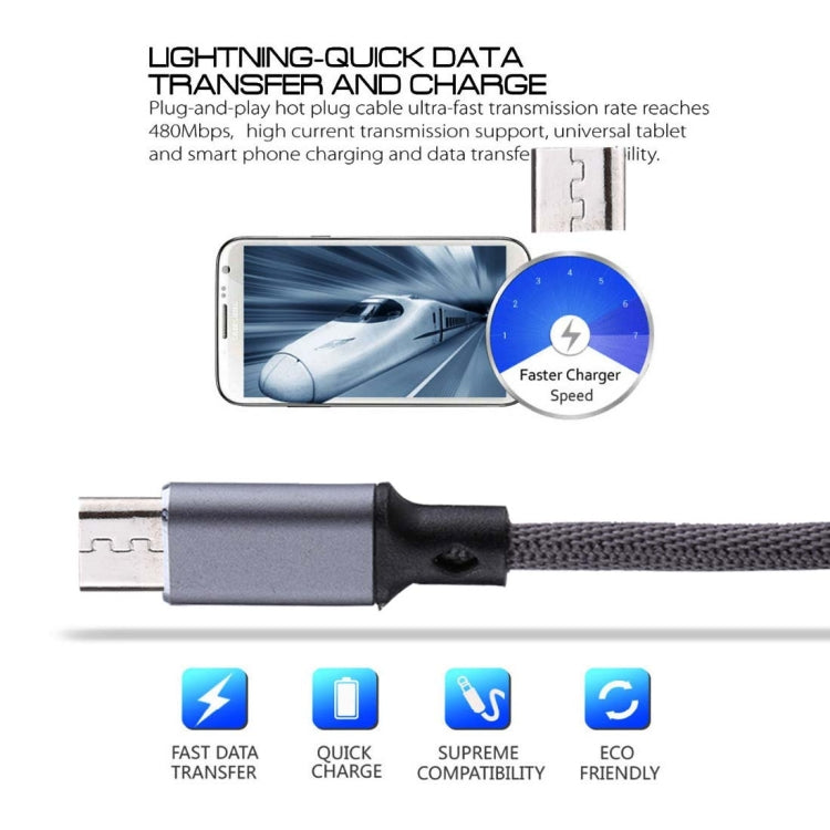 For  Samsung, Huawei, Xiaomi, HTC, LG, Sony, Lenovo and other Smartphones, Micro USB Grey, Micro USB Blue, Micro USB Red, Micro USB White, Micro USB Black, Micro USB Pink