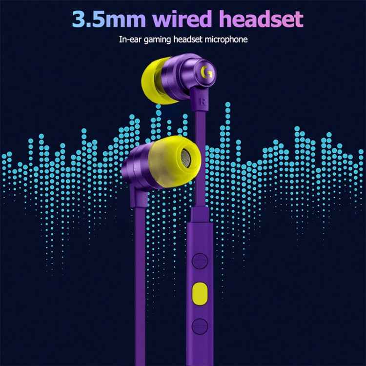 Logitech G333 In-ear Gaming Wired Earphone with Microphone, Standard Version