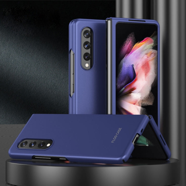 For Samsung Galaxy Z Fold3 5G Skin Feel Frosted Electroplating Foldable PC Protective Case, For Samsung Galaxy Z Fold3 5G