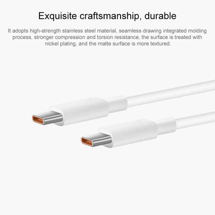 Original Huawei CC800 6A Type-C / USB-C to Type-C / USB-C Charging Data Cable, Length: 1.8m