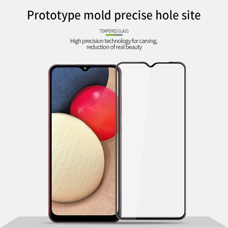 For Samsung Galaxy A03s 166mm MOFI 9H 3D Explosion-proof Curved Screen Tempered Glass Film