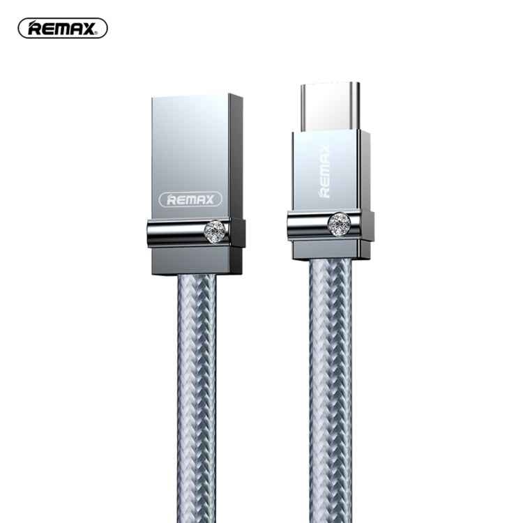 REMAX RC-091a 2.4A USB to USB-C / Type-C Golden Diamond Data Sync Charging Cable, Cable Length: 1m