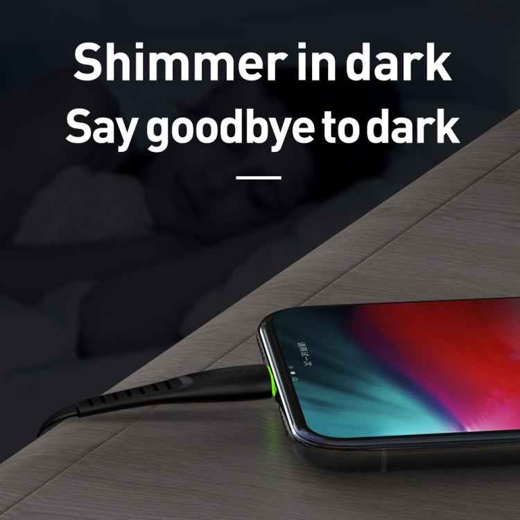 Mcdodo CA-6431 Flying Fish Series Type-C to USB LED Data Cable, Length: 1.2m