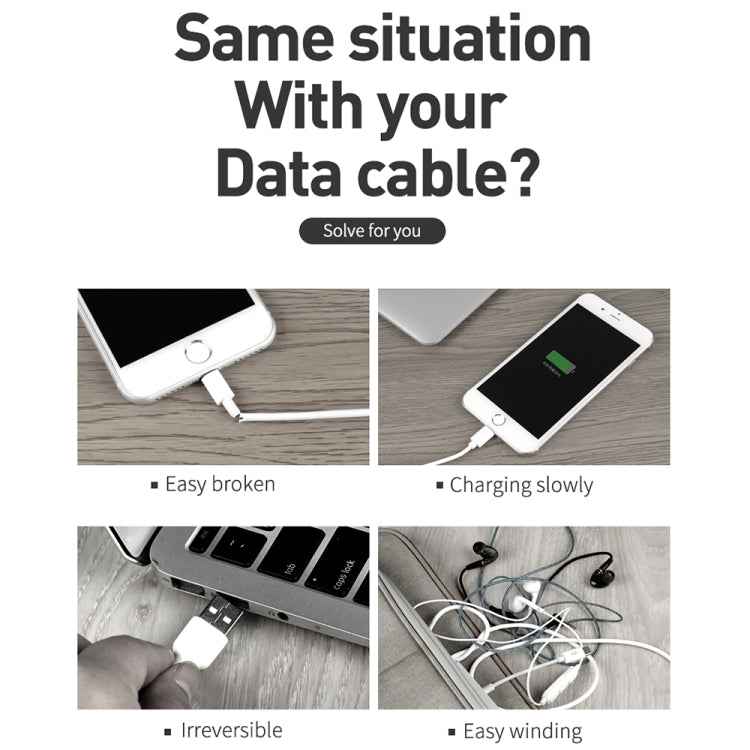 Mcdodo CA-6431 Flying Fish Series Type-C to USB LED Data Cable, Length: 1.2m