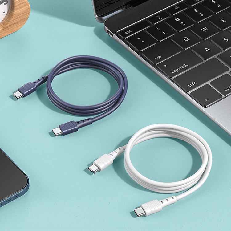 REMAX RC-068 PD 65W Type-C / USB-C to Type-C / USB-C High Elastic TPE Fast Charging Data Cable, Length: 1m