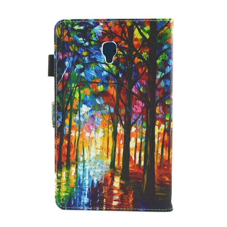 For Galaxy Tab A 8.0  / T380 & T385  Horizontal Flip Leather Case with Holder & Card Slots