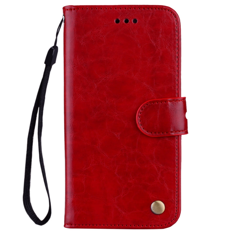 Business Style Oil Wax Texture Horizontal Flip Leather Case for Galaxy A6 (2018), with Holder & Card Slots & Wallet, For Galaxy A6 (2018)