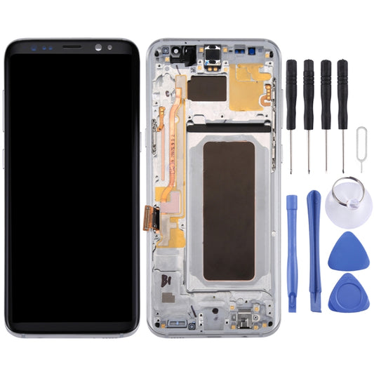Original LCD Screen + Original Touch Panel with Frame for Galaxy S8+ / G955 / G955F / G955FD / G955U / G955A / G955P / G955T / G955V / G955R4 / G955W / G9550, For Samsung Galaxy S8+ / G955, For Galaxy S8+ (Frame)