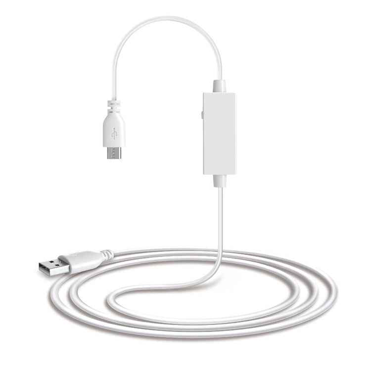 OTG-Y-03 USB 2.0 Male to Micro USB Male + USB Female OTG Charging Data Cable for Android Phones / Tablets with OTG Function, with Switch, Length: 1.1m