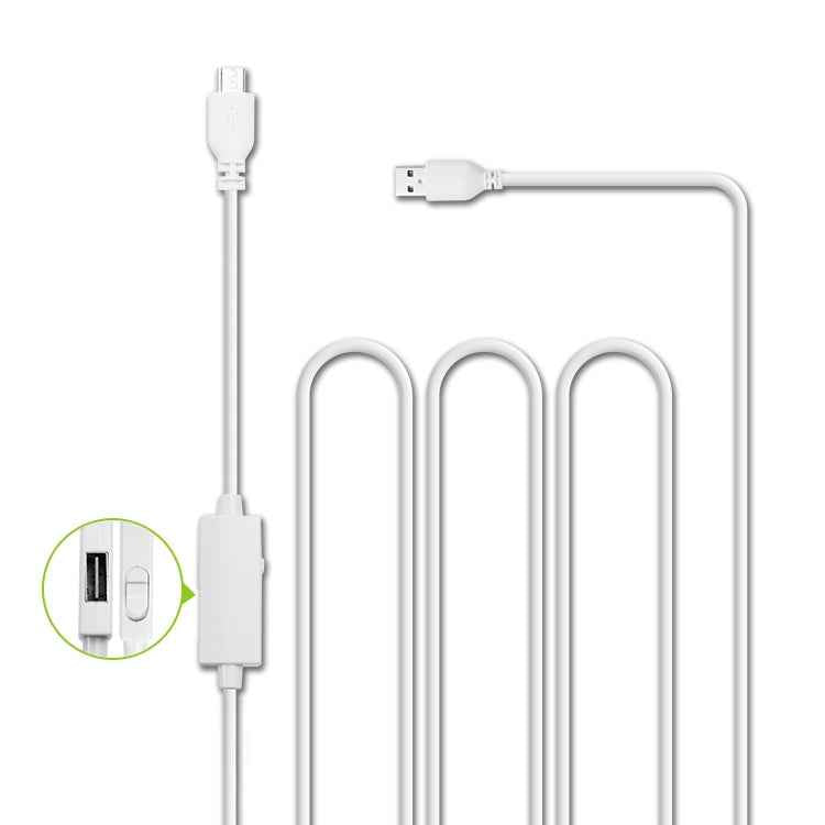 OTG-Y-03 USB 2.0 Male to Micro USB Male + USB Female OTG Charging Data Cable for Android Phones / Tablets with OTG Function, with Switch, Length: 1.1m
