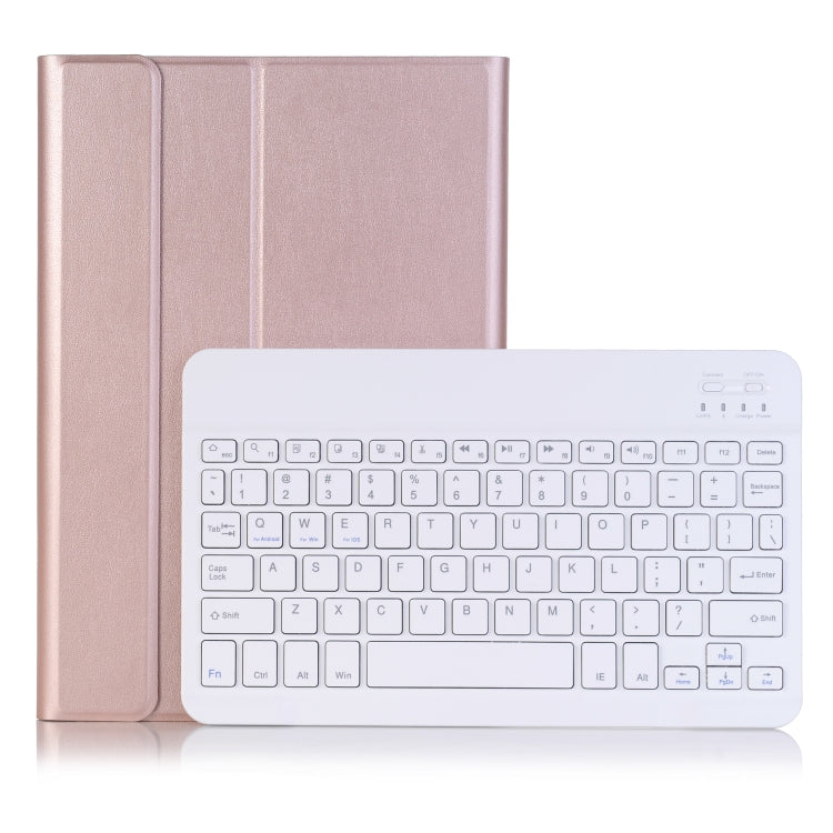 For iPad 11 2025 / 10th Gen 10.9 2022 A10B Lambskin Texture Ultra-thin Bluetooth Keyboard Leather Tablet Case with Pen Slot